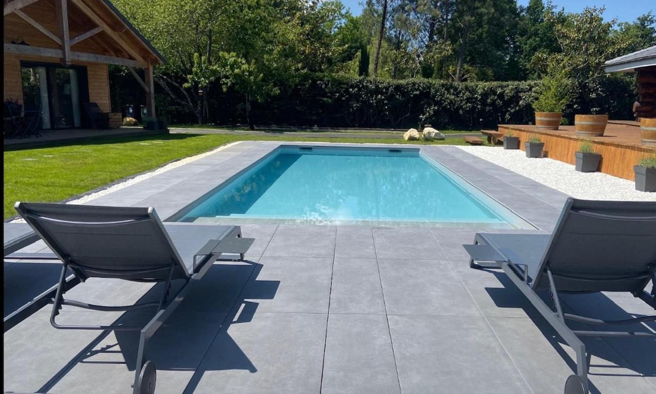 Chalet Montana - Au Cottage Du Medoc - Proche De Bordeaux Saint-Aubin-de-Médoc Buitenkant foto