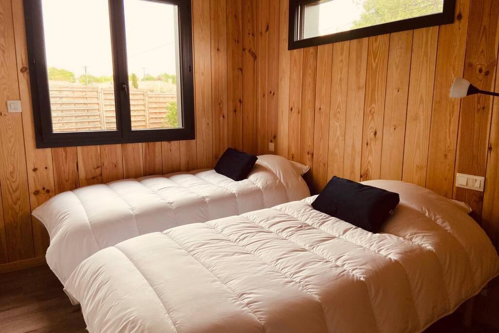 Chalet Montana - Au Cottage Du Medoc - Proche De Bordeaux Saint-Aubin-de-Médoc Buitenkant foto